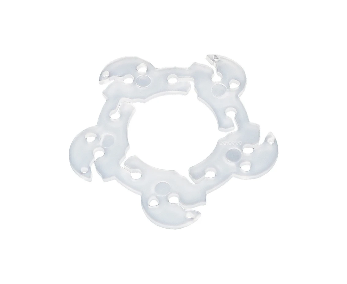 Balloon decoration grip, big flower, 10 pcs. EOL